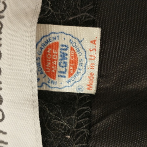 Vintage Wool Skirt Charcoal Gray Long Midi Short Maxi Gored 10 12 SeeMeasurement - Picture 7 of 8